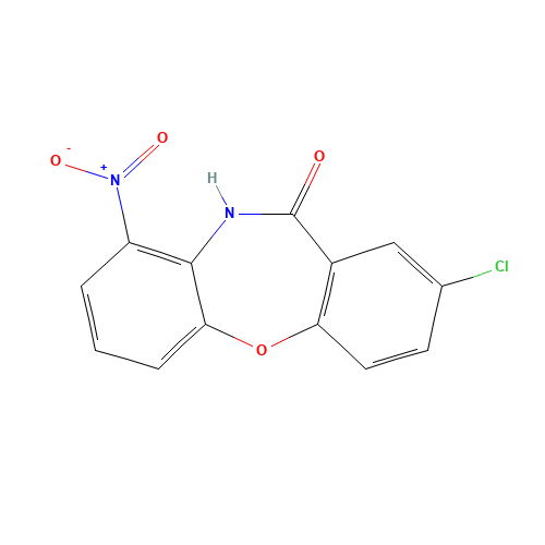 2-Chloro-9-nitro-dibenz[b,f][1,4]oxazepin-11(10H)-one (CAS: 37081-78-0) - Related Chemical Product