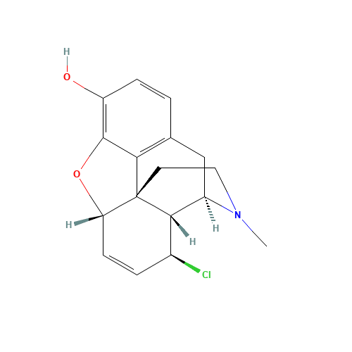 b-Chloromorphide (CAS: 60048-95-5) - Chemical Structure and Molecular Formula 