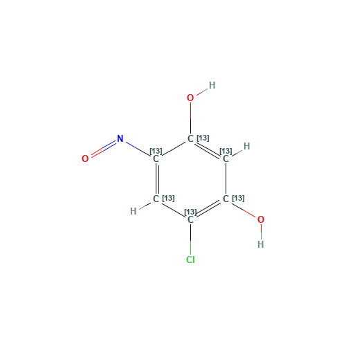 4-Chloro-6-nitrosoresorcinol-13C6 (CAS: 953390-33-5) - Related Chemical Product