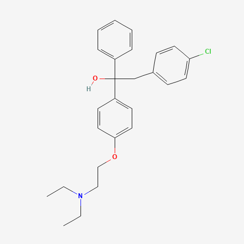 2-(p-Chlorophenyl)-1-[p-[2-(diethylamino)ethoxy]phenyl]-1-phenyl-ethanol (CAS: 47642-02-4) - Related Chemical Product