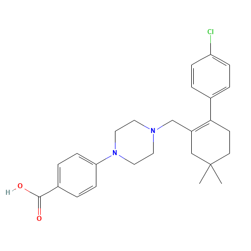 4-[4-[[2-(4-Chlorophenyl)-5,5-dimethyl-1-cyclohexen-1-yl]methyl]-1-piperazinyl]benzoic Acid (CAS: 1044598-91-5) - Related Chemical Product