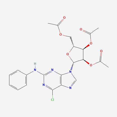 6-Chloro-N-phenyl-9-(2,3,5-tri-O-acetyl-b-D-ribofuranosyl)-9H-purin-2-amine (CAS: 53296-14-3) - Related Chemical Product