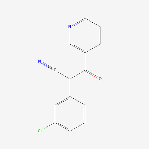 2-(3-Chlorophenyl)-2-cyano-1-(3-pyridinyl)-1-ethanone (CAS: 114444-10-9) - Related Chemical Product