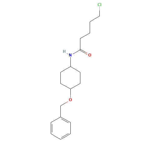 trans-5-Chloro-N-[4-(phenylmethoxy)cyclohexyl]pentanamide (CAS: 98454-45-6) - Related Chemical Product