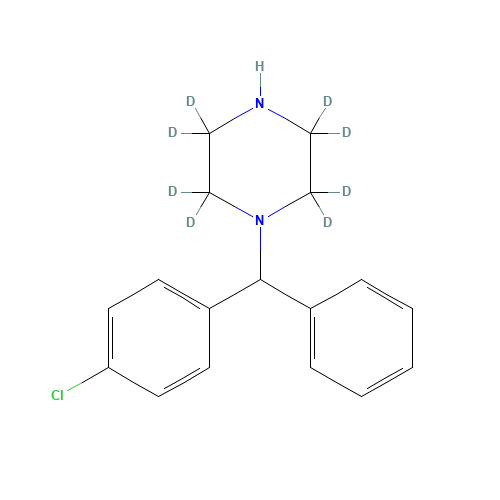 1-[(4-Chlorophenyl)phenylmethyl]piperazine-d8 (CAS: 1189925-23-2) - Related Chemical Product