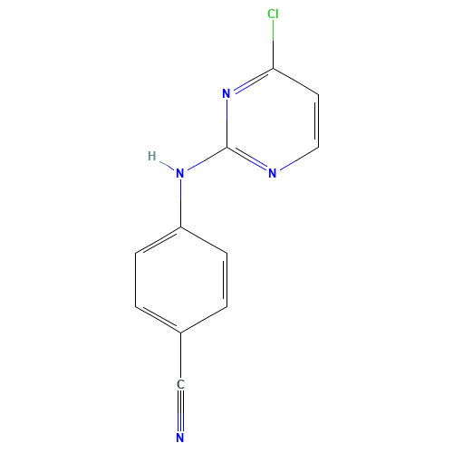 4-[(4-Chloro-2-pyrimidinyl)amino]-benzonitrile (CAS: 244768-32-9) - Related Chemical Product