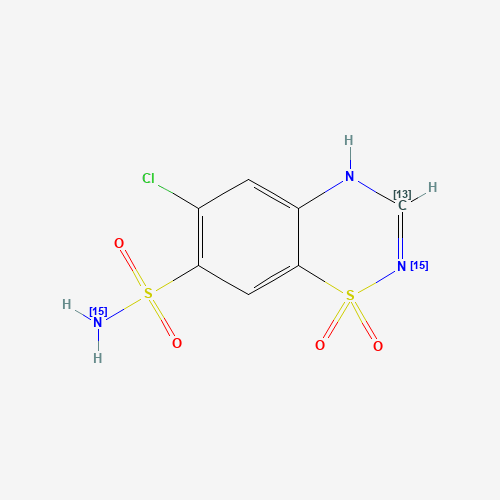 Chlorothiazide-13C,15N2 (CAS: 1189440-79-6) - Related Chemical Product