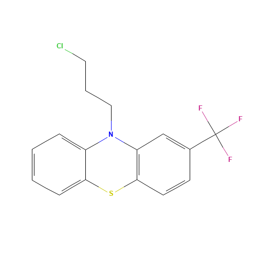 10-(3-Chloropropyl)-2-(trifluoromethyl)-10H-phenothiazine (CAS: 1675-46-3) - Related Chemical Product
