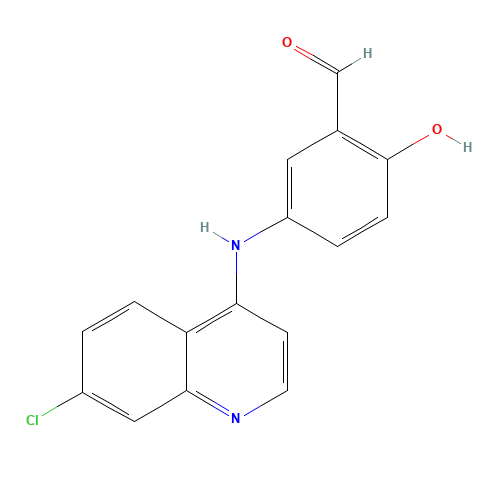 5-[(7-Chloro-4-quinolinyl)amino]-2-hydroxybenzaldehyde (CAS: 172476-18-5) - Related Chemical Product
