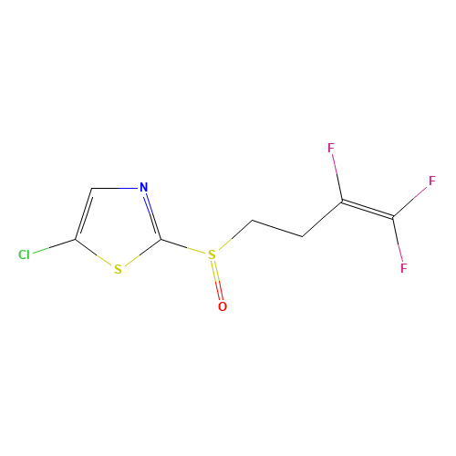 5-Chloro-2-[(3,4,4-trifluoro-3-butenyl)sulfinyl]thiazole (CAS: 318290-97-0) - Related Chemical Product