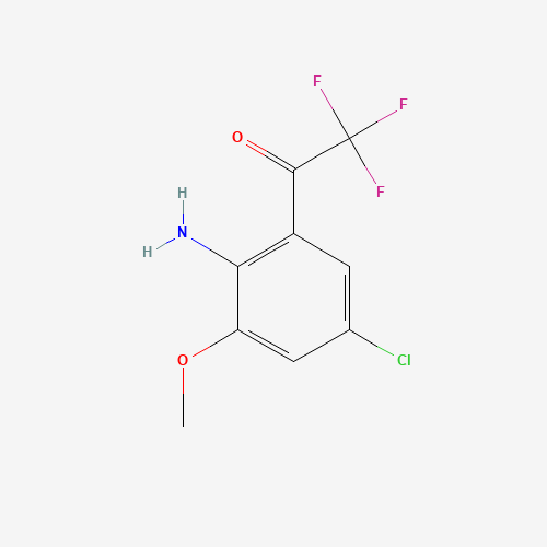 4-Chloro-2-trifluoroacetyl-6-methoxyaniline (CAS: 205756-22-5) - Related Chemical Product
