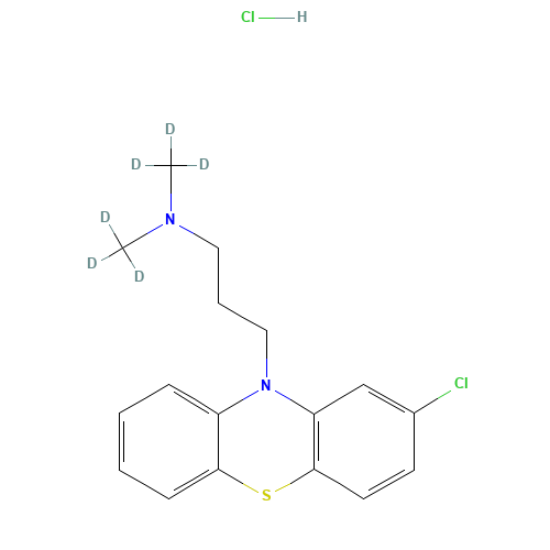 Chlorpromazine-d6 Hydrochloride (CAS: 1228182-46-4) - Related Chemical Product