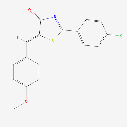 (Z)-2-(4-Chlorophenyl)-5-(4-methoxybenzylidene)-5H-thiazol-4-one (CAS: 1272519-89-7) - Related Chemical Product