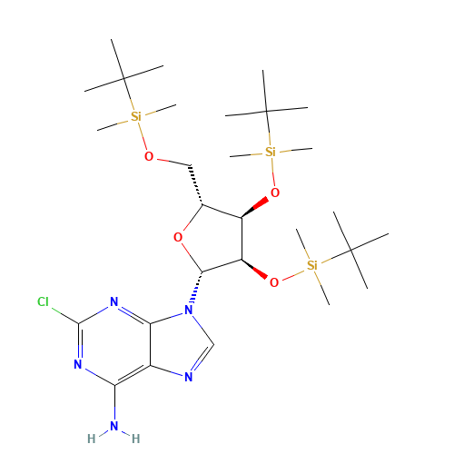 2-Chloro-2',3',5'-tris-O-[(1,1-dimethylethyl)dimethylsilyl]-adenosine (CAS: 195727-26-5) - Related Chemical Product