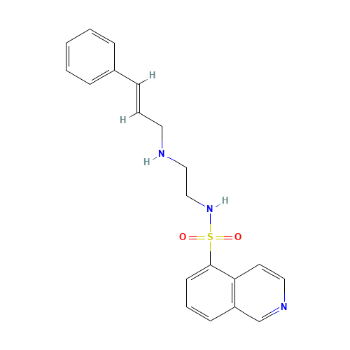 N-[2-(p-Cinnamylamino)ethyl]-5-isoquinolone Sulfonamide (CAS: 130964-40-8) - Related Chemical Product