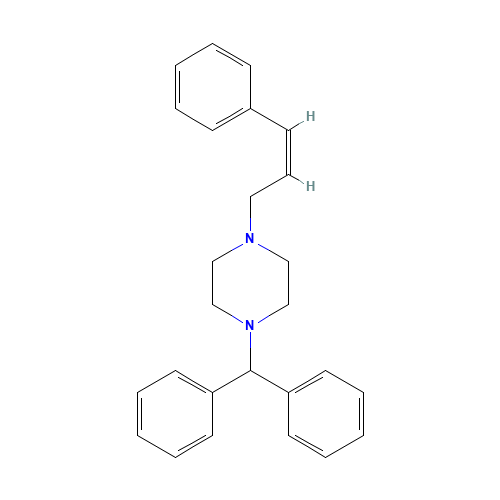 (Z)-Cinnarizine (CAS: 750512-44-8) - Chemical Structure and Molecular Formula 