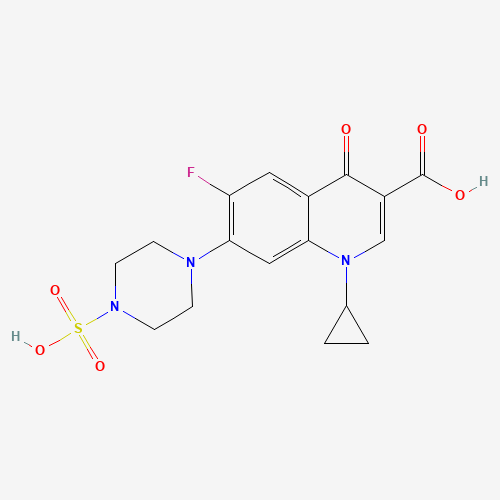 Ciprofloxacin Piperazinyl-N4-sulfate (CAS: 105093-21-8) - Related Chemical Product