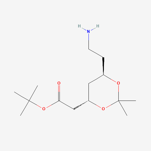 (4S,trans)-1,1-Dimethylethyl-6-aminoethyl-2,2-dimethyl-1,3-dioxane-4-acetate (CAS: 1105067-89-7) - Related Chemical Product