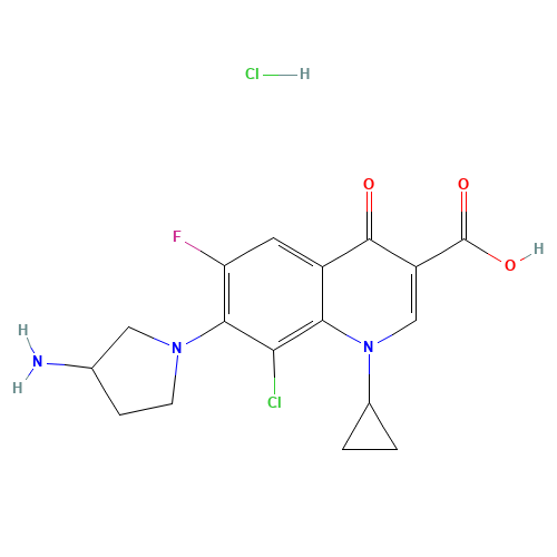 Clinafloxacin Hydrochloride (CAS: 105956-99-8) - Related Chemical Product