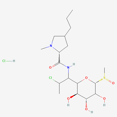 Clindamycin Sulfoxide (CAS: 22431-46-5) - Chemical Structure and Molecular Formula 