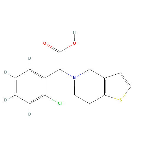 rac-Clopidogrel-d4 Carboxylic Acid (CAS: 1246814-52-7) - Related Chemical Product