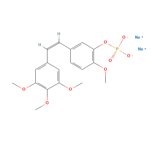 Combretastatin A4 Phosphate Disodium Salt (CAS: 168555-66-6) - Related Chemical Product