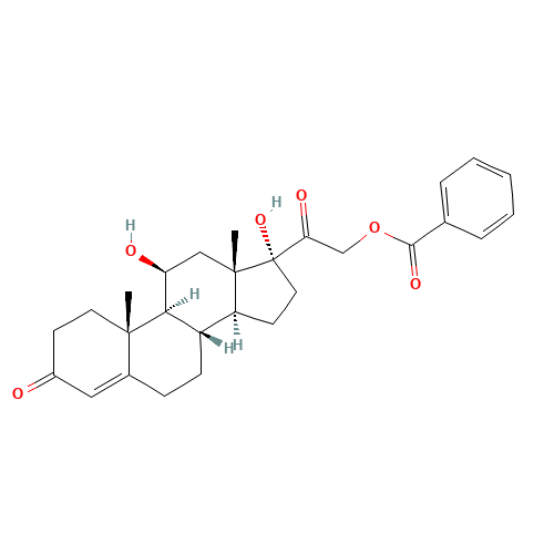 Cortisol 21-Benzoate (CAS: 74669-84-4) - Chemical Structure and Molecular Formula 