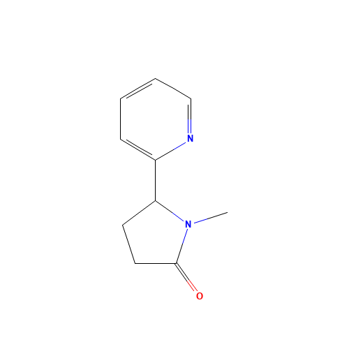 (+/-)-ortho-Cotinine (CAS: 147732-31-8) - Chemical Structure and Molecular Formula 