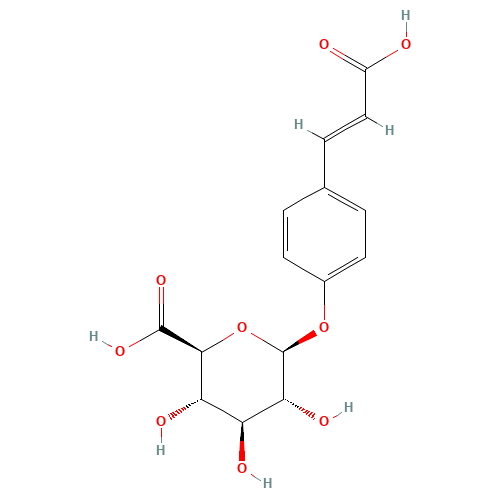 p-Coumaric Acid 4-O-b-D-Glucuronide (CAS: 214689-30-2) - Related Chemical Product