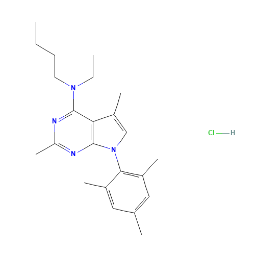 CP-154526 Hydrochloride (CAS: 257639-98-8) - Chemical Structure and Molecular Formula 