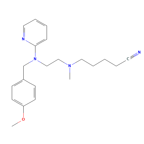 N'-(4-Cyanobutyl)-N-(4-methoxybenzyl)-N'-methyl-N-2-pyridinyl-1,2-ethanediamine (CAS: 109912-34-7) - Related Chemical Product
