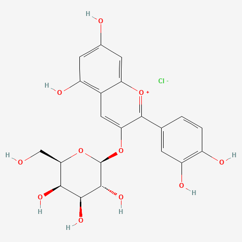 Cyanidin 3-O-b-D-Galactopyranoside Chloride (CAS: 27661-36-5) - Related Chemical Product
