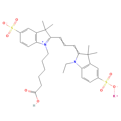 Cyanine 3 Monofunctional Hexanoic Acid Dye,Potassium Salt (CAS: 449175-57-9) - Related Chemical Product