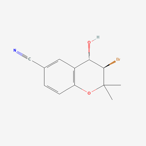 6-Cyano-trans-3-bromo-3,4-dihydro-2,2-dimethyl-2H-benzo-[b]-pyran-4-ol (CAS: 65018-89-5) - Related Chemical Product