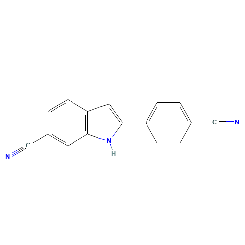 6-Cyano-2-(4-cyanophenyl)indole (CAS: 28719-00-8) - Related Chemical Product