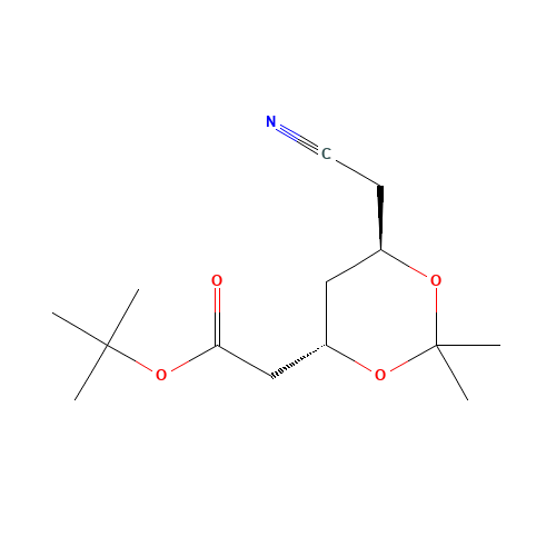(4S,6R)-6-(Cyanomethyl)-2,2-dimethyl-1,3-dioxane-4-acetic Acid tert-Butyl Ester (CAS: 186508-95-2) - Related Chemical Product