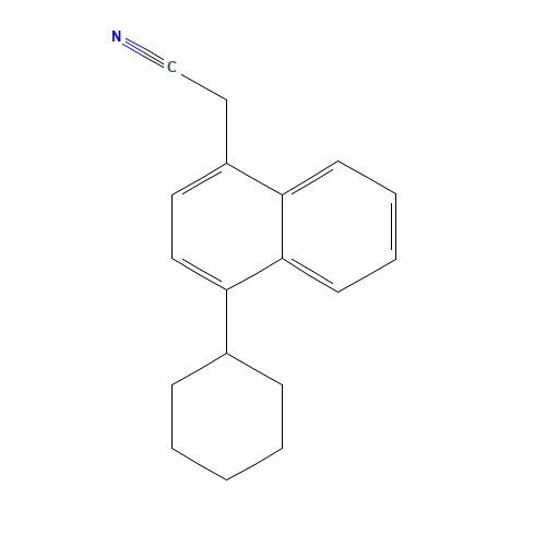 1-Cyanomethyl-4-cyclohexylnaphthalene (CAS: 71109-05-2) - Related Chemical Product