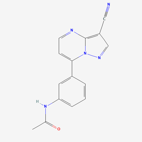 N-[3-(3-Cyanopyrazolo[1,5-a]pyrimidin-7-yl)phenyl]acetamide (CAS: 115931-01-6) - Related Chemical Product