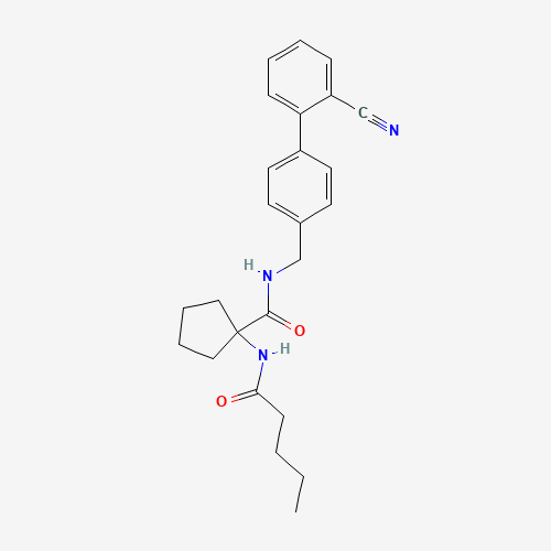 N-[(2'-Cyano[1,1'-biphenyl]-4-yl)methyl]-1-[(1-oxopentyl)amino]cyclopentanecarboxamide (CAS: 141745-71-3) - Related Chemical Product