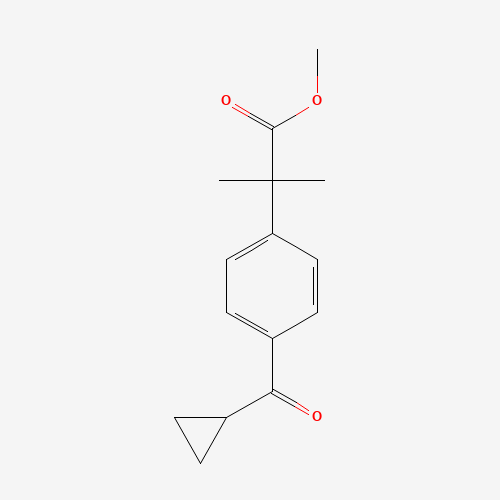 4-(Cyclopropylcarbonyl)-a,a-dimethylbenzeneacetic Acid Methyl Ester (CAS: 880088-78-8) - Related Chemical Product