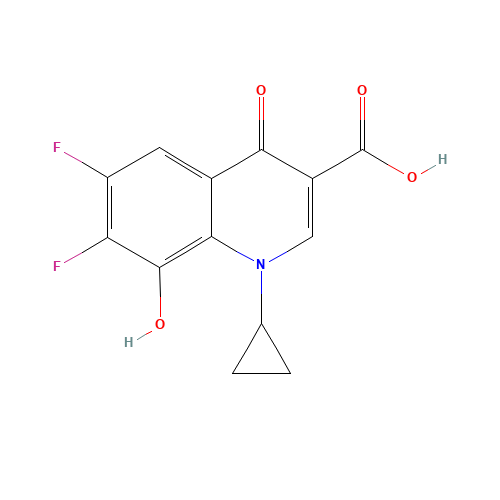 1-Cyclopropyl-6,7-difluoro-1,4-dihydro-8-hydroxy-4-oxo-3-quinolinecarboxylic Acid (CAS: 154093-72-8) - Related Chemical Product