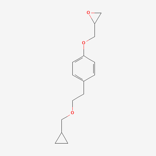 [[4-[2-(Cyclopropylmethoxy)ethyl]phenoxy]methyl]oxirane (CAS: 63659-17-6) - Related Chemical Product