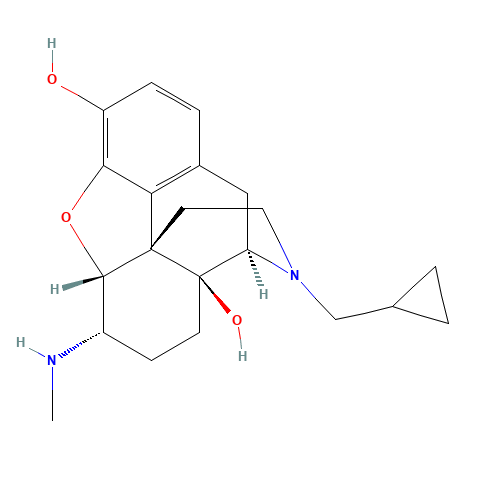 (5a,6b)-17-(Cyclopropylmethyl)-4,5-epoxy-6-(methylamino)-morphinan-3,14-diol (CAS: 102869-99-8) - Related Chemical Product