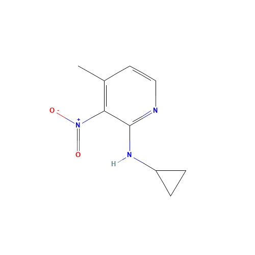 N-Cyclopropyl-4-methyl-3-nitro-2-pyridinamine (CAS: 284686-17-5) - Related Chemical Product