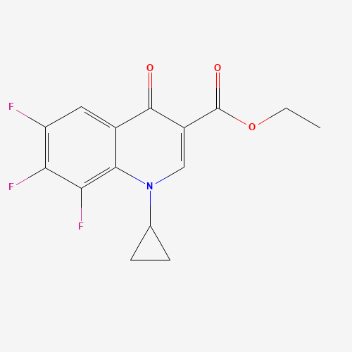 1-Cyclopropyl-6,7,8-trifluoro-1,4-dihydro-4-oxo-3-quinolinecarboxylic Acid Ethyl Ester (CAS: 94242-51-0) - Related Chemical Product