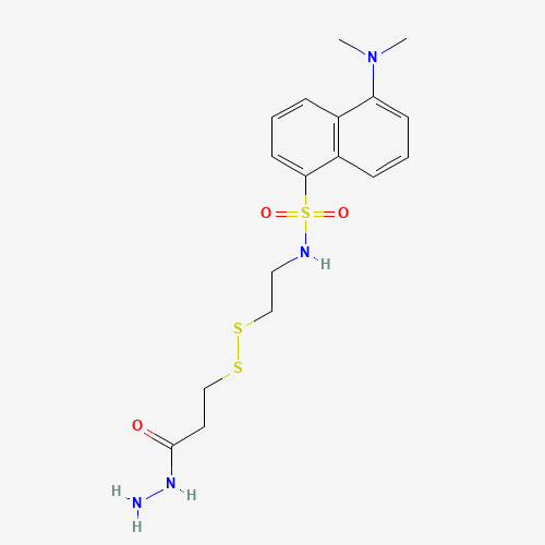 2-(Dansylsulfonamido)ethyl-3-(hydrazinocarboxy)ethyl Disulfide (CAS: 887354-22-5) - Related Chemical Product