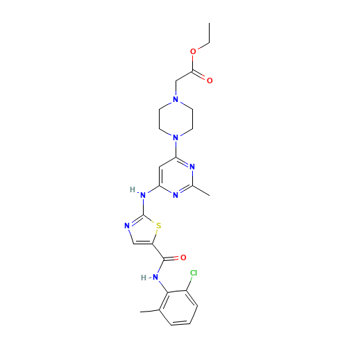 Dasatinib Carboxylic Acid Ethyl Ester (CAS: 910297-62-0) - Related Chemical Product