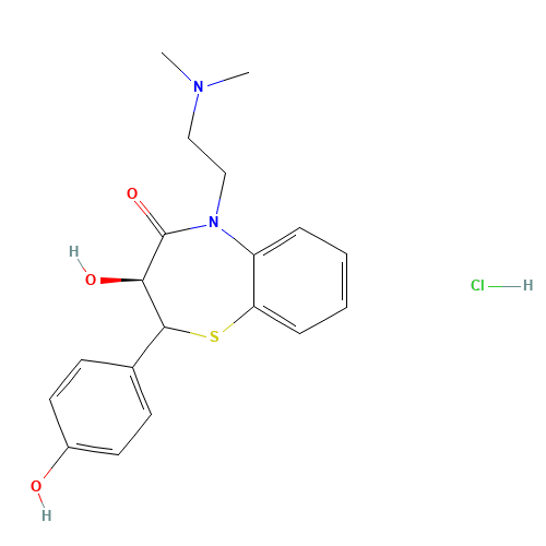 Deacetyl-O-demethyl Diltiazem Hydrochloride (CAS: 96252-32-3) - Related Chemical Product
