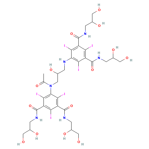 Deacetyl Iodixanol (CAS: 171897-74-8) - Chemical Structure and Molecular Formula 