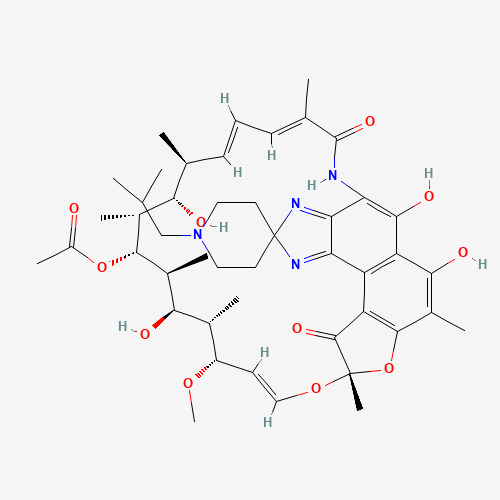 25-O-Deacetyl-23-O-acetyl Rifabutin (CAS: 1242076-43-2) - Related Chemical Product
